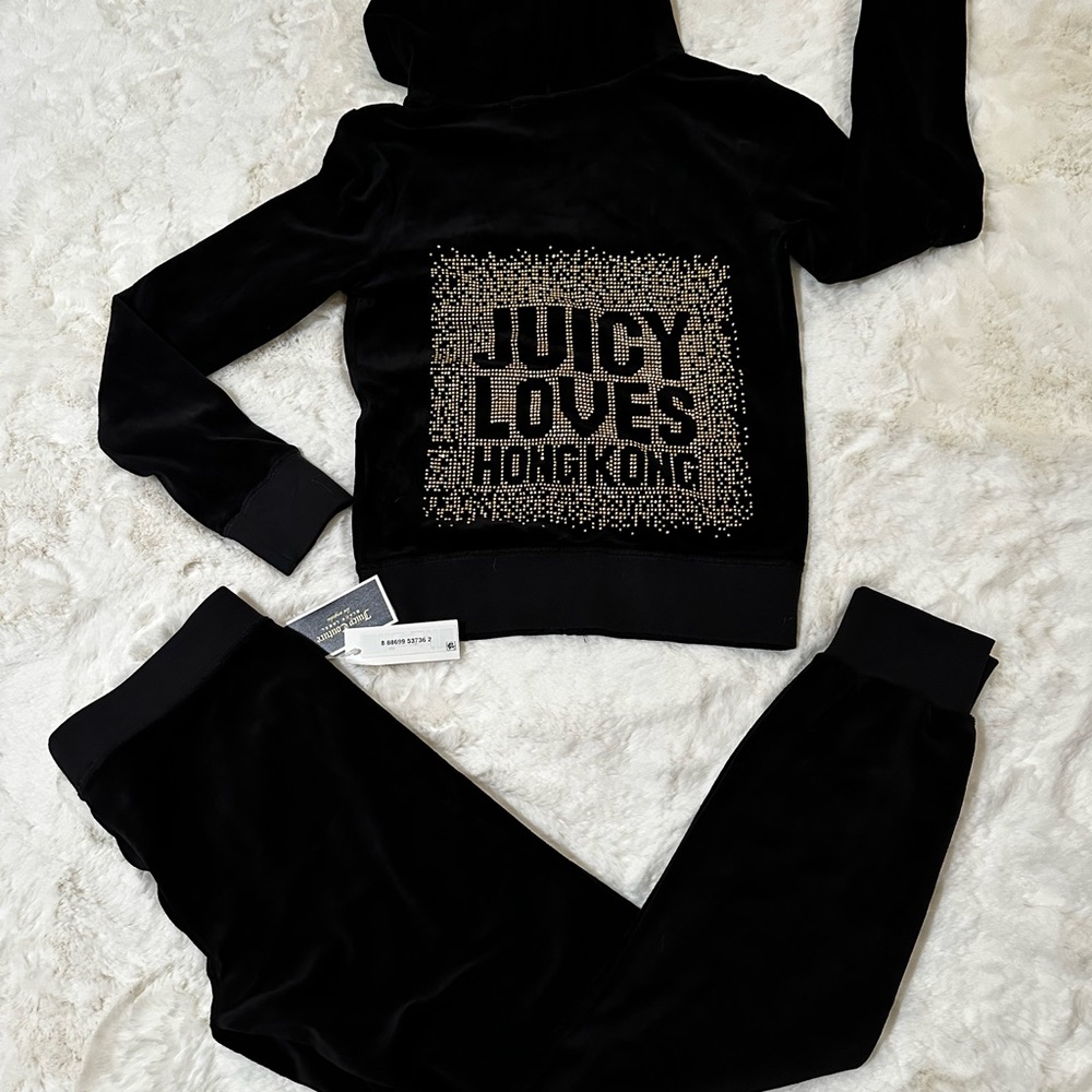 Vintage Juicy Couture Y2K rhinestones logo tracksuits